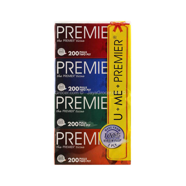 Premier Facial Tissue Paper 200pcs x 4 (highest price)