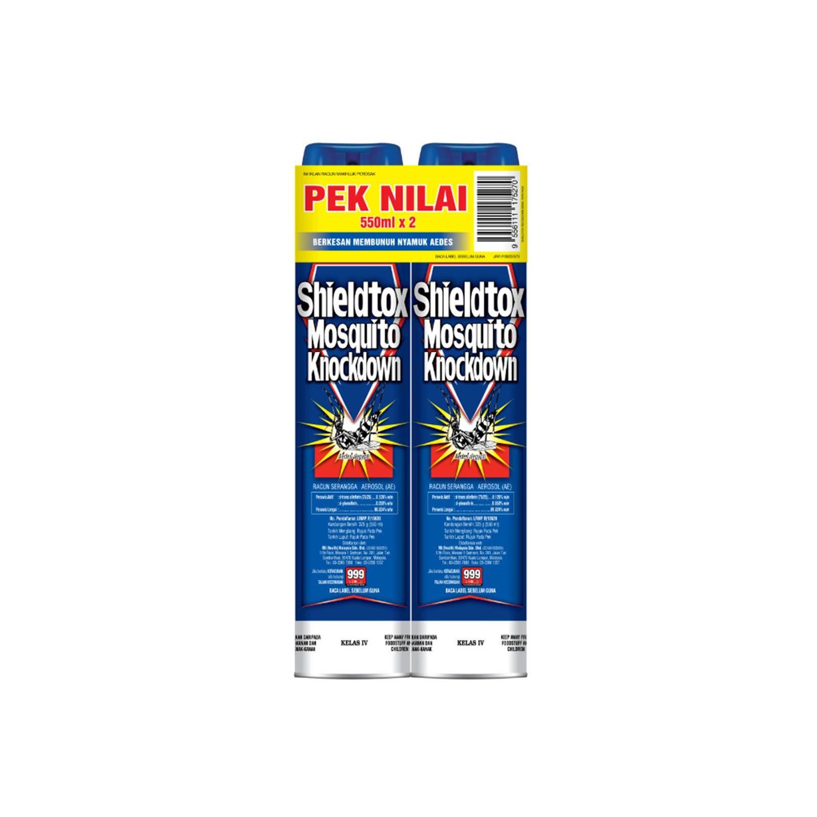 Shieldtox Aerosols FIK 550ml x 2