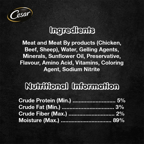 Cesar Chicken Wet Dog Food 100g (highest price)