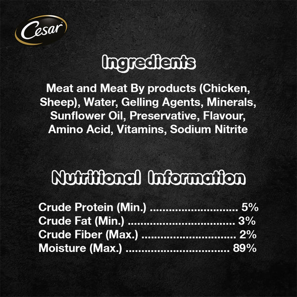 Cesar Lamb Wet Dog Food 100g (highest price)