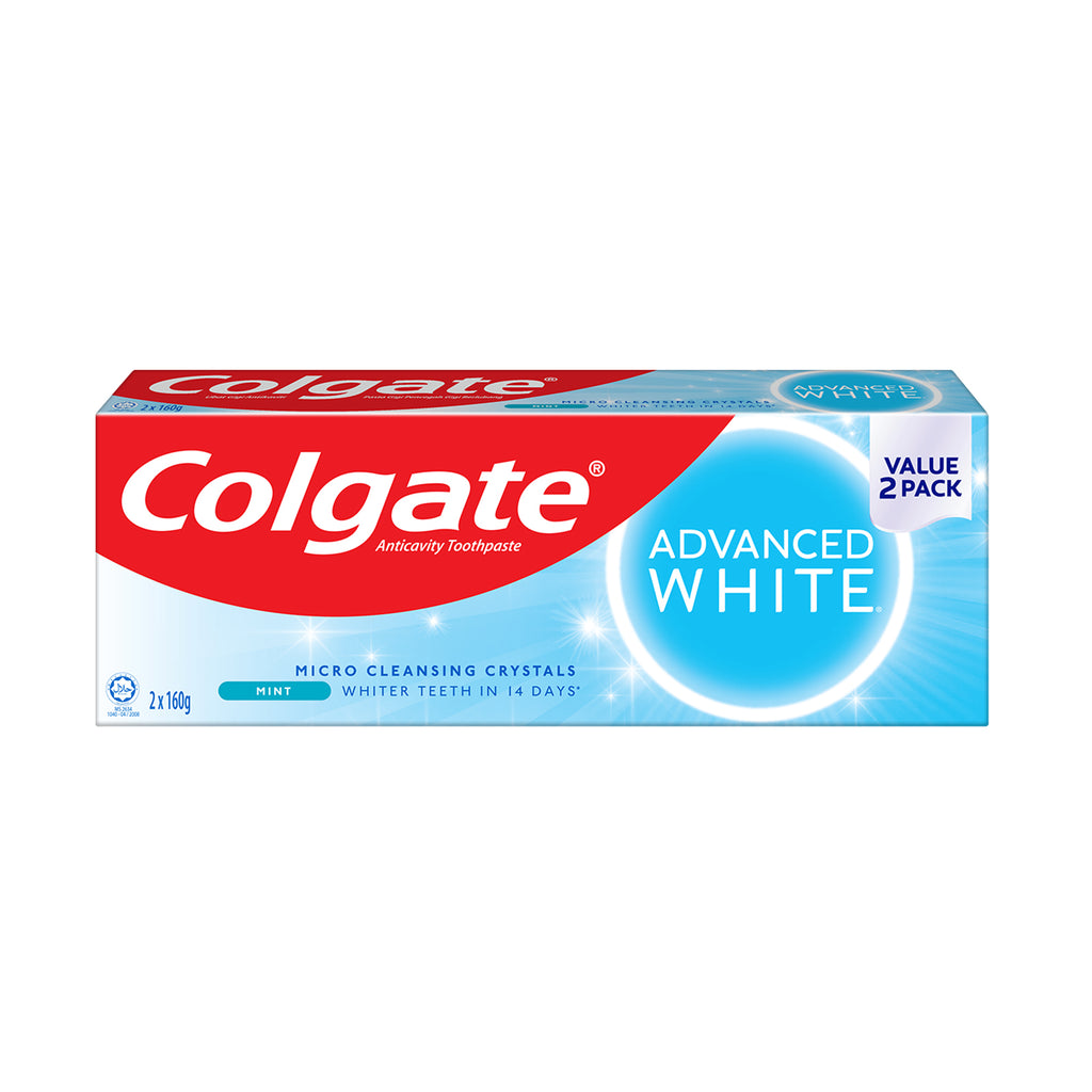 Colgate Advanced Whitening Toothpaste 160g x 2