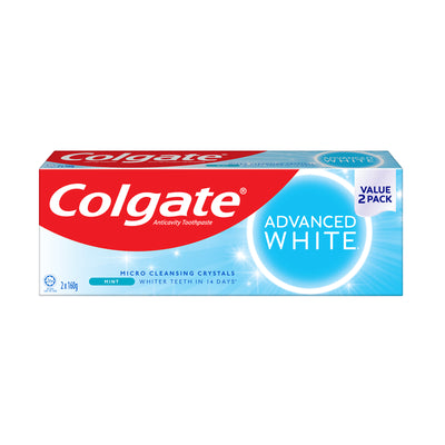 Colgate Advanced Whitening Toothpaste 160g x 2