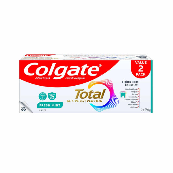 Colgate Total Clean Mint Toothpaste 150g x 2 (highest price)