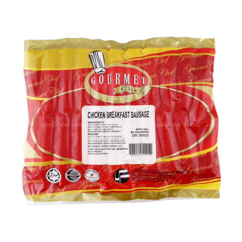 Gourmet Chef Chicken Breakfast Sausage 1kg