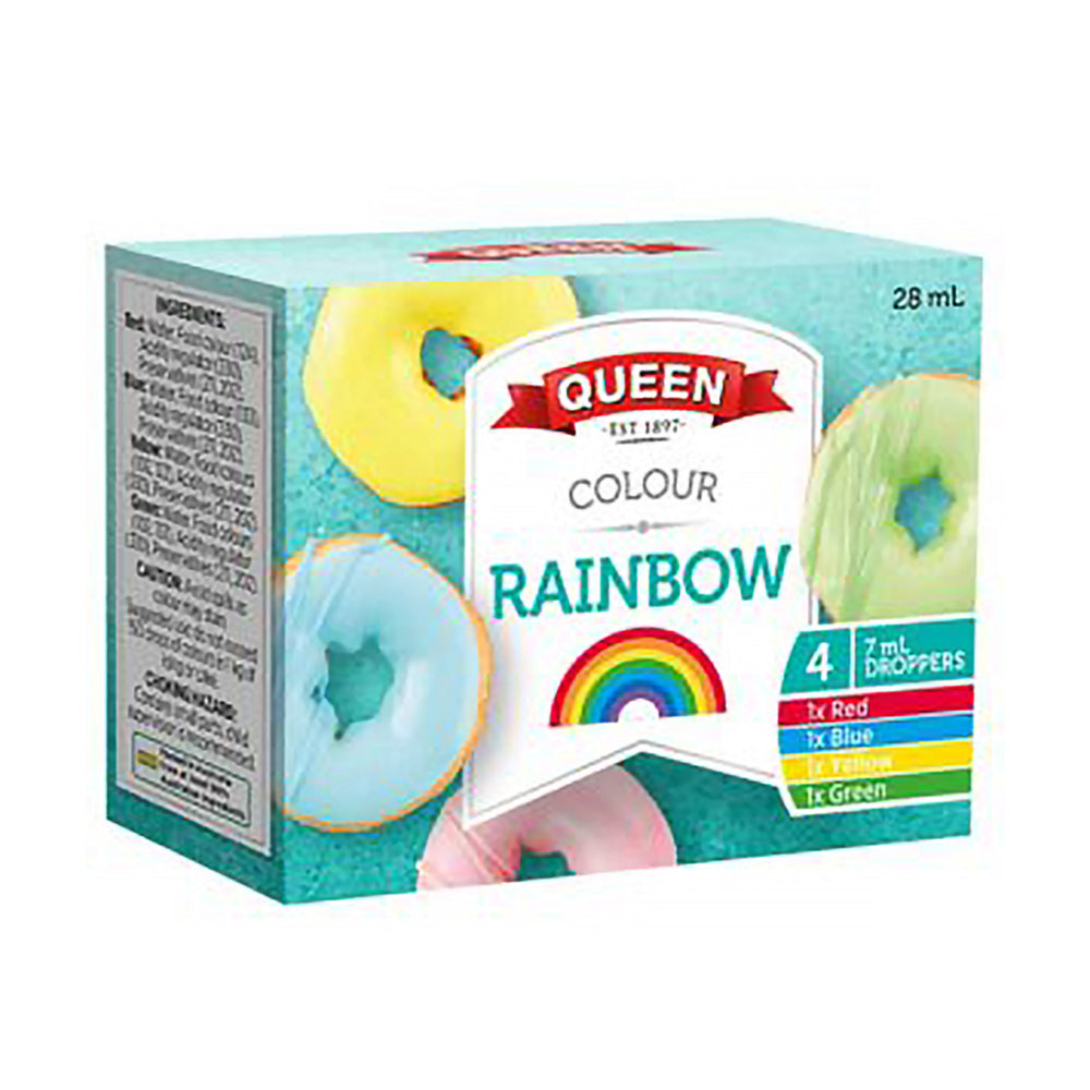 Queens Rainbow Food Color 7ml x 4