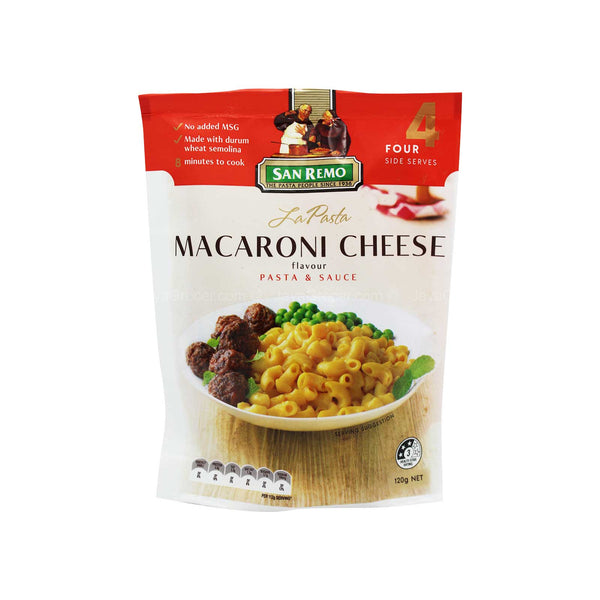 San Remo La Pasta Macaroni and Cheese 120g (highest price)