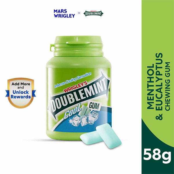 Wrigley’s Doublemint Cool Chewing Gum 58g