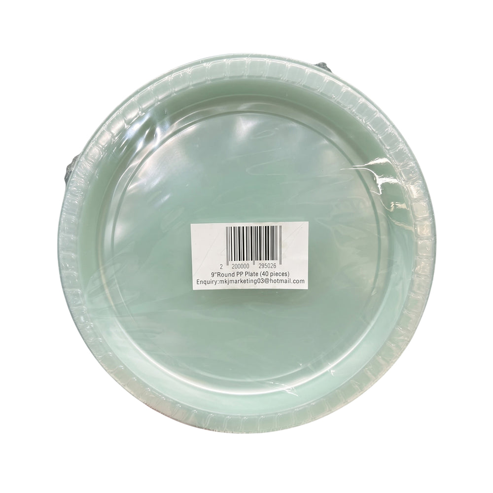 Party 9 inch PP Plate 40pcs/pack