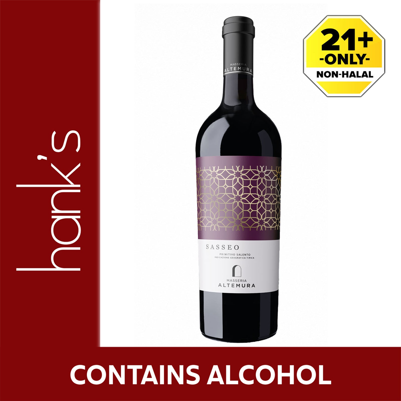 Masseria Atm Primitivo Sasseo 750ml