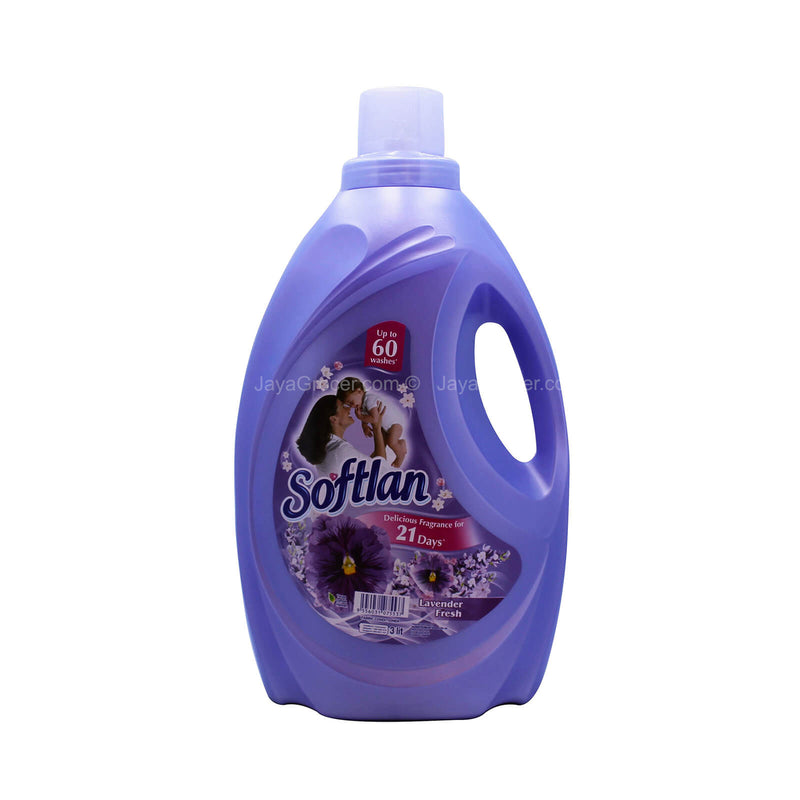 Softlan Lavender Fresh Fabric Softener 3L