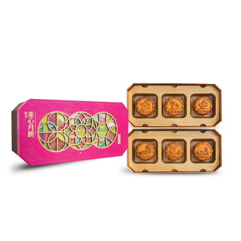 Hong Kong Mei Xin Oriental Pearl Assorted Mooncake 6pcs/pack