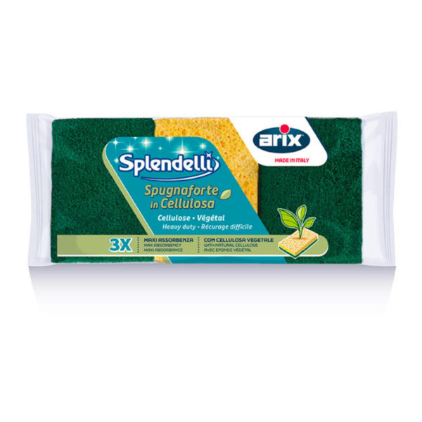 Arix Pure Natural Cellulose Sponge 3pcs/pack (highest price)