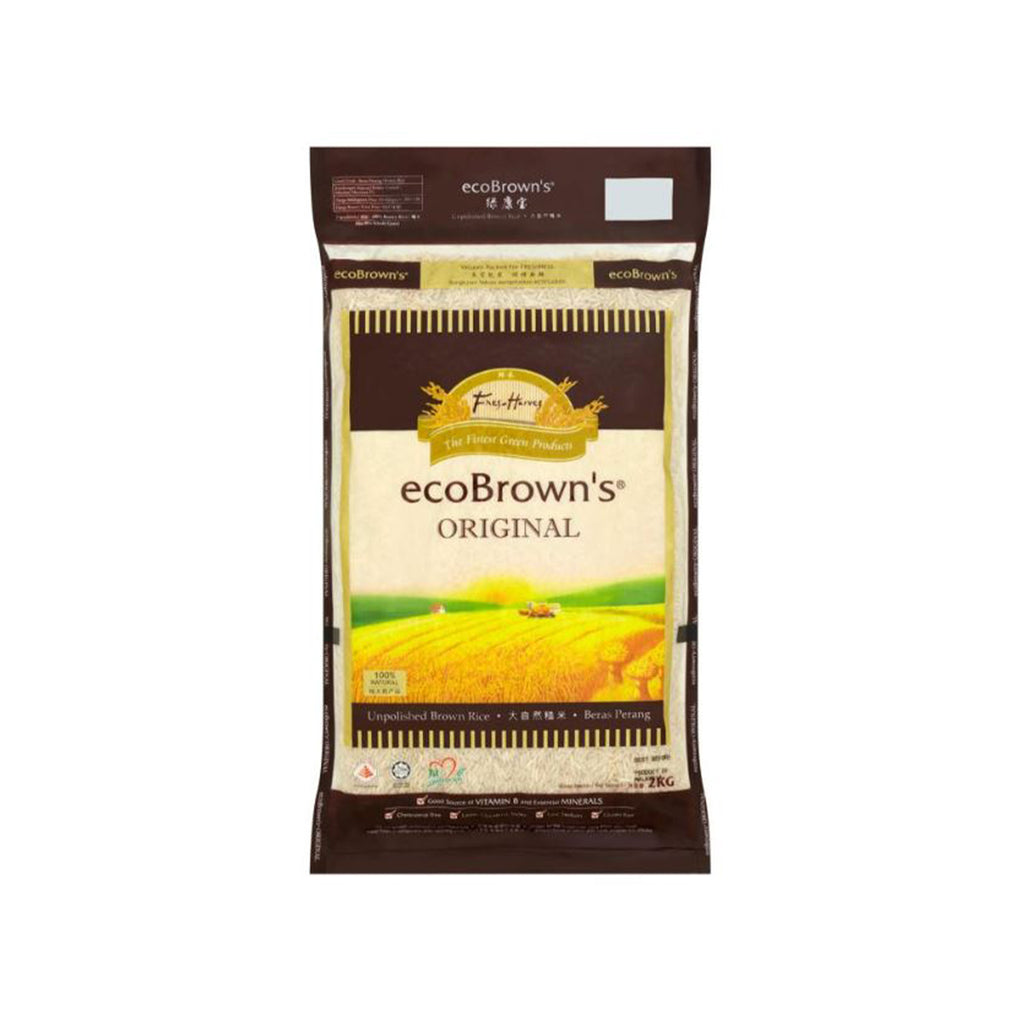 Ecobrowns Unpolished Brown Rice 5kg
