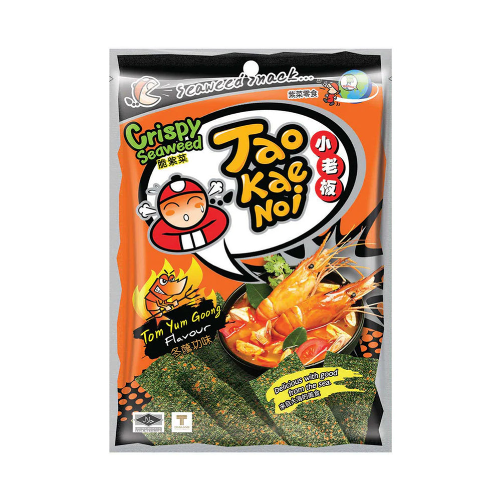 Tao Kae Noi Bigbang Tom Yum Goong Seaweed Snack 50g