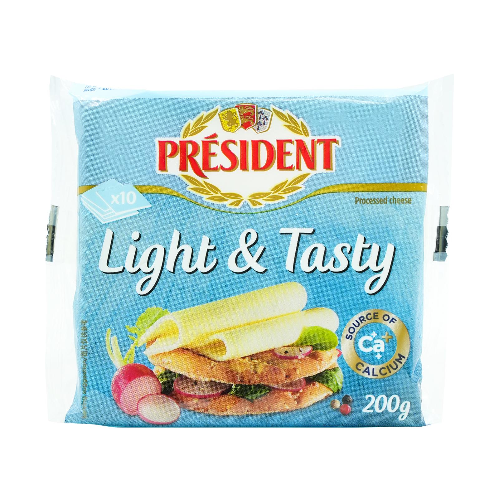 President Light Cheddar Cheese 200g