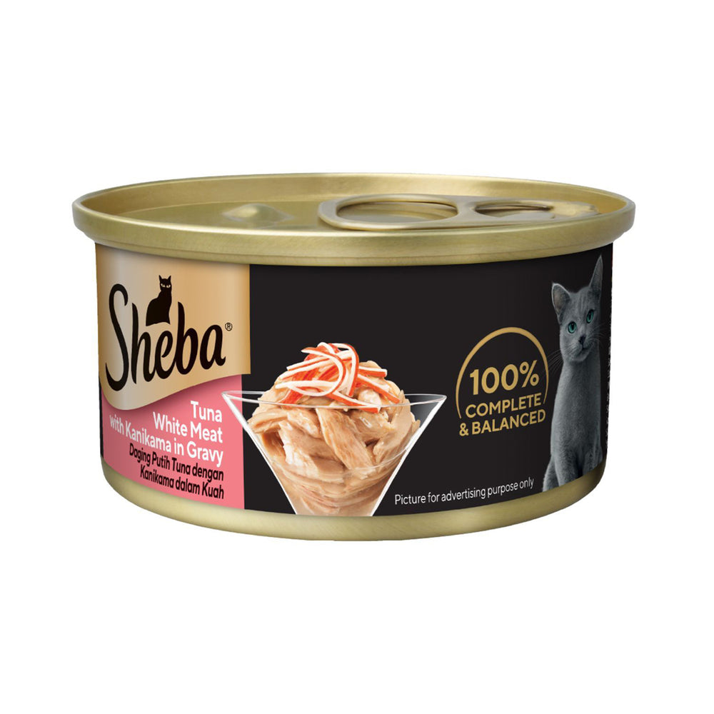 Sheba Tuna Whitemeat Shredded Crab 85g