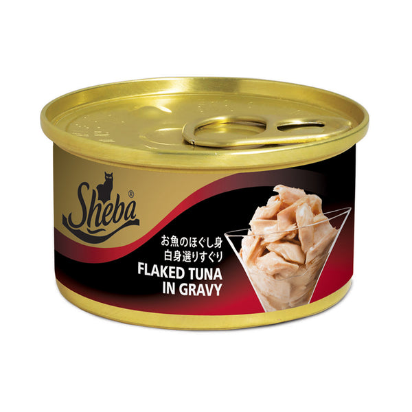 Sheba Flaked Tuna In Gravy Wet Food 85g (highest price)