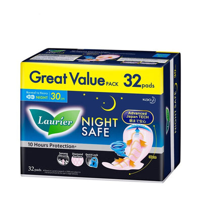Laurier Nightsafe Wing 30cm 32pcs/pack