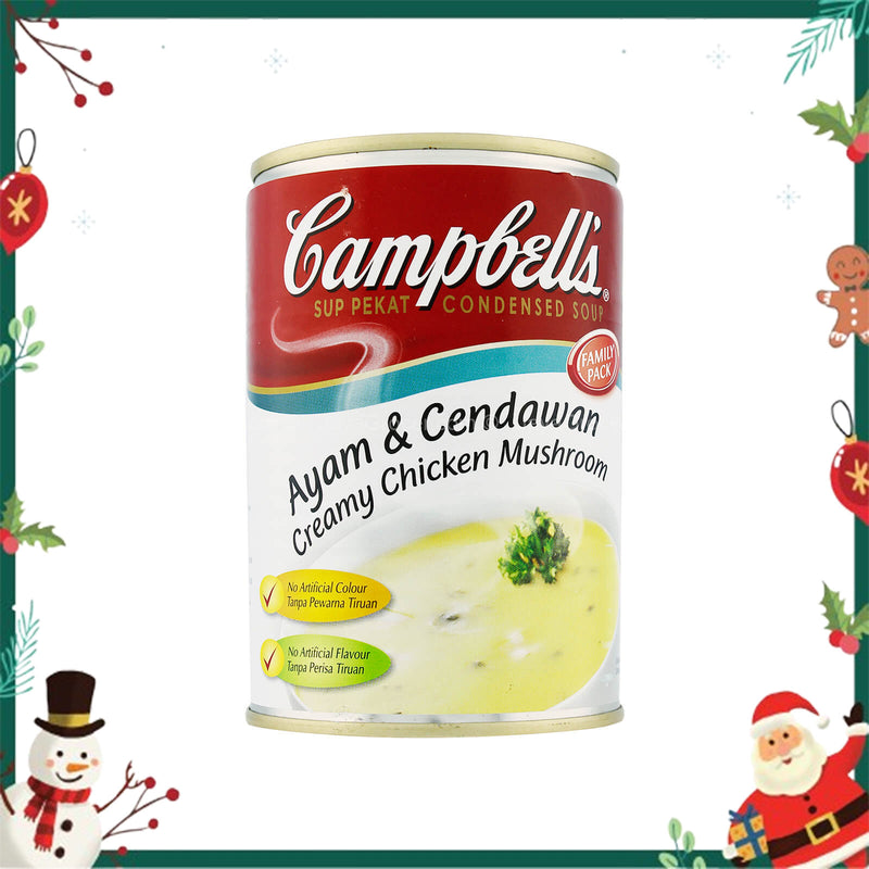 Campbells Creamy Of Chicken and Mushroom Condensed Soup 420g