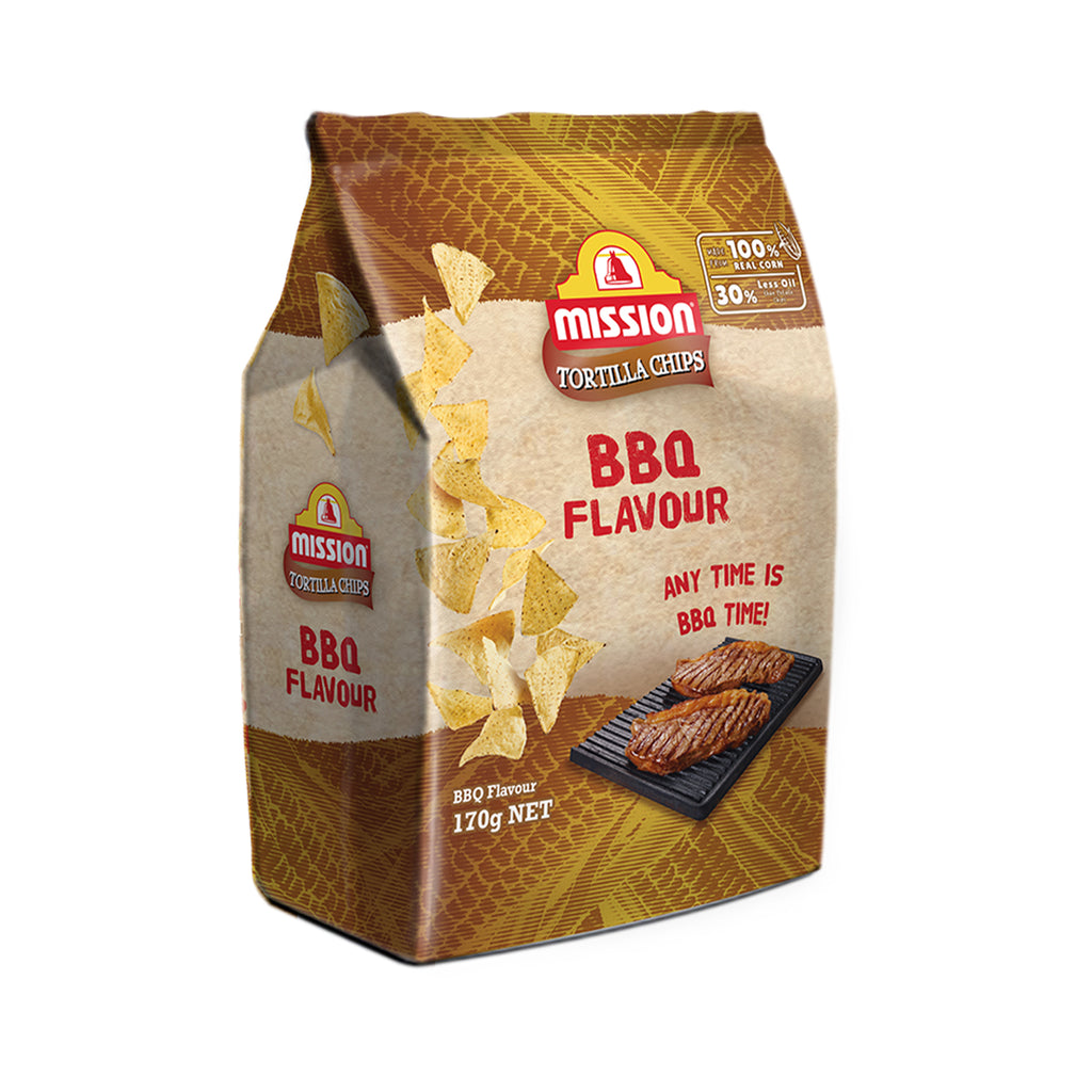 Mission Tortilla Chips Barbeque Flavour 170g