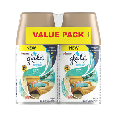 Glade Auto Spray Ocean Escape Refill 175g x 2