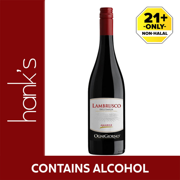 Zonin Lambrusco Dell Emilia IGT Ognigiorno Red Wine 750ml (highest price)