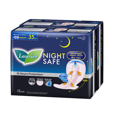 Laurier Nightsafe Wing Pad 35cm 12pcs x 2