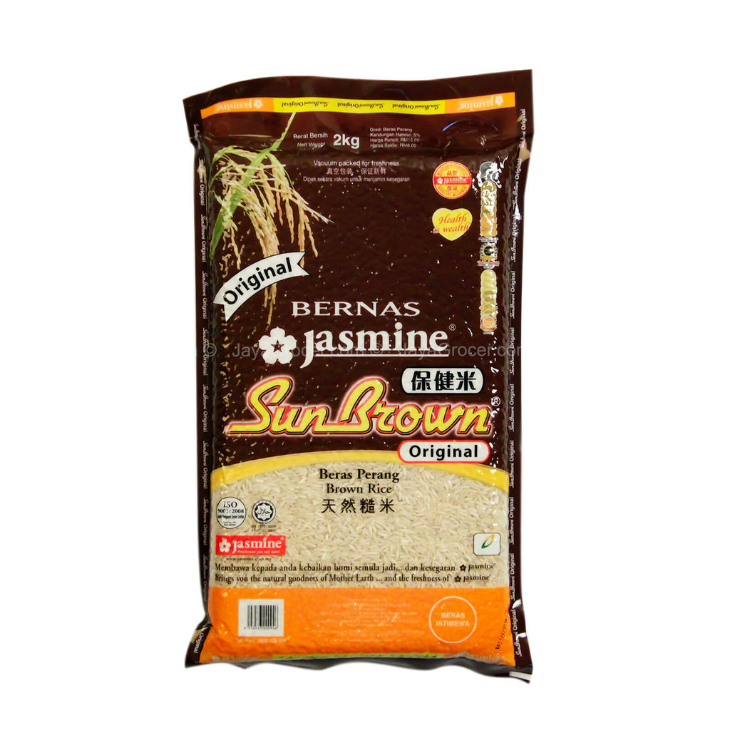 Jasmine Sunbrown Original Brown Rice 2kg