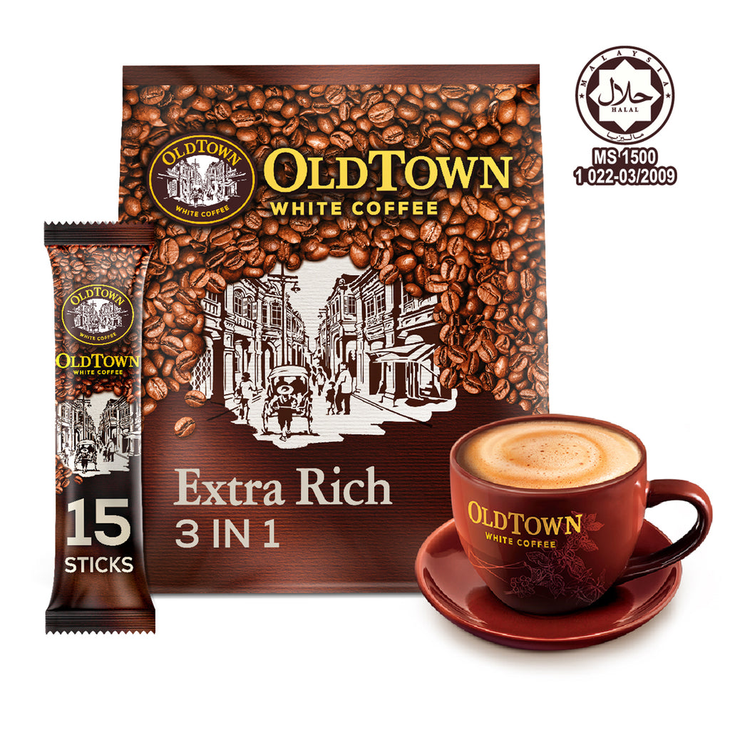 Old Town White Coffee 3 in 1 Extra Rich 35g x 15