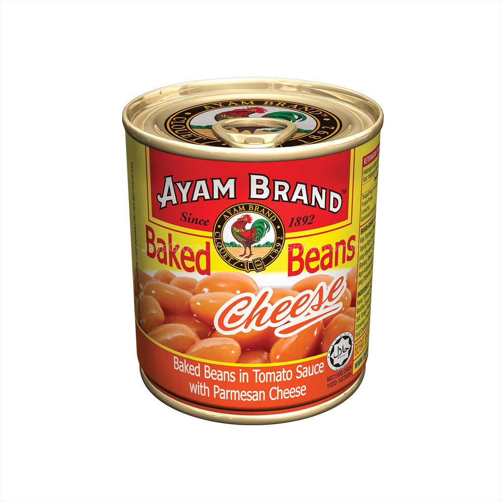 Ayam Brand Baked Beans in Tomato Sauce with Parmesan Cheese 230g