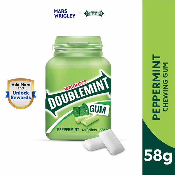 Doublemint Chewing Gum (Bottle) 40pcs/pack (highest price)
