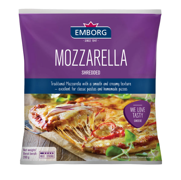 Emborg Mozarella Shredded Cheese 200g (highest price)