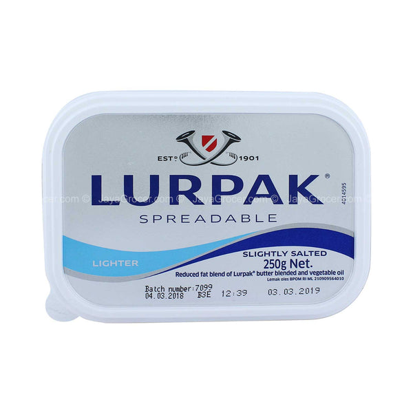 Lurpak Lighter Spreadable Butter Slightly Salted 250g (highest price)