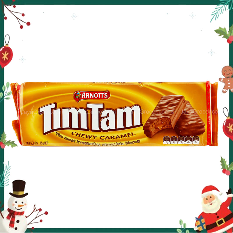 Arnotts TimTam Chewy Caramel Chocolate Biscuit 175g