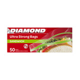 Diamond Sandwich Zipper Bags (Small) 50pcs/pack