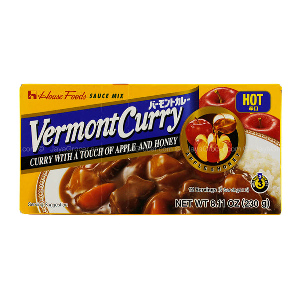 House Vermont Curry Sauce Mix (Hot) 230g (highest price)