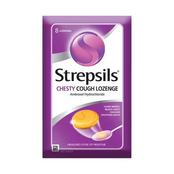 Strepsils Lozenges for Cough Chesty 8pcs/pack (highest price)