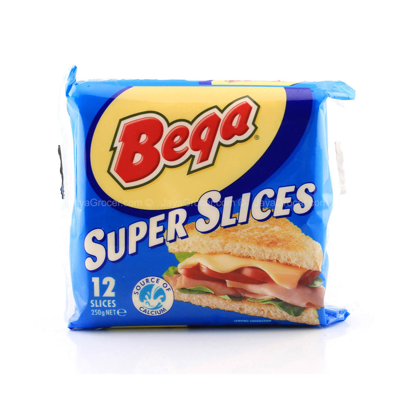 Bega Cheddar Chesse Super Slices 250g