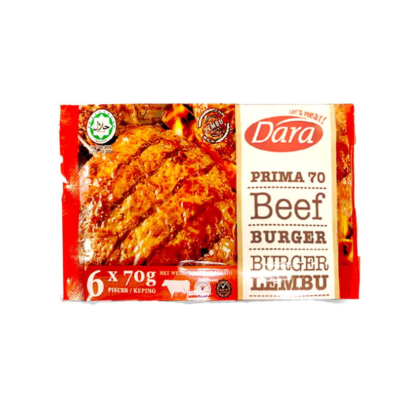 Dara Prima 70 Beef Burger 70g x 6