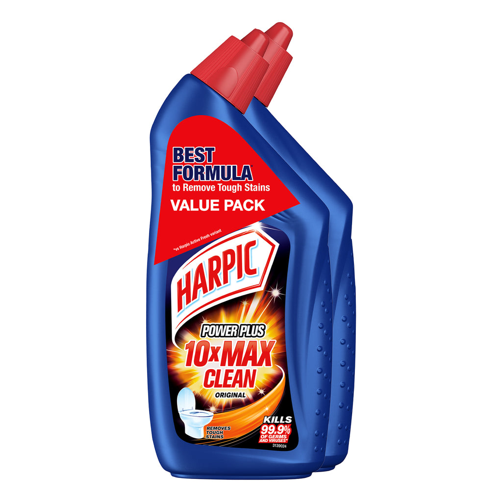 Harpic Toilet Bowl Cleaner Liquid Power Plus All in One Original 450ml x 2