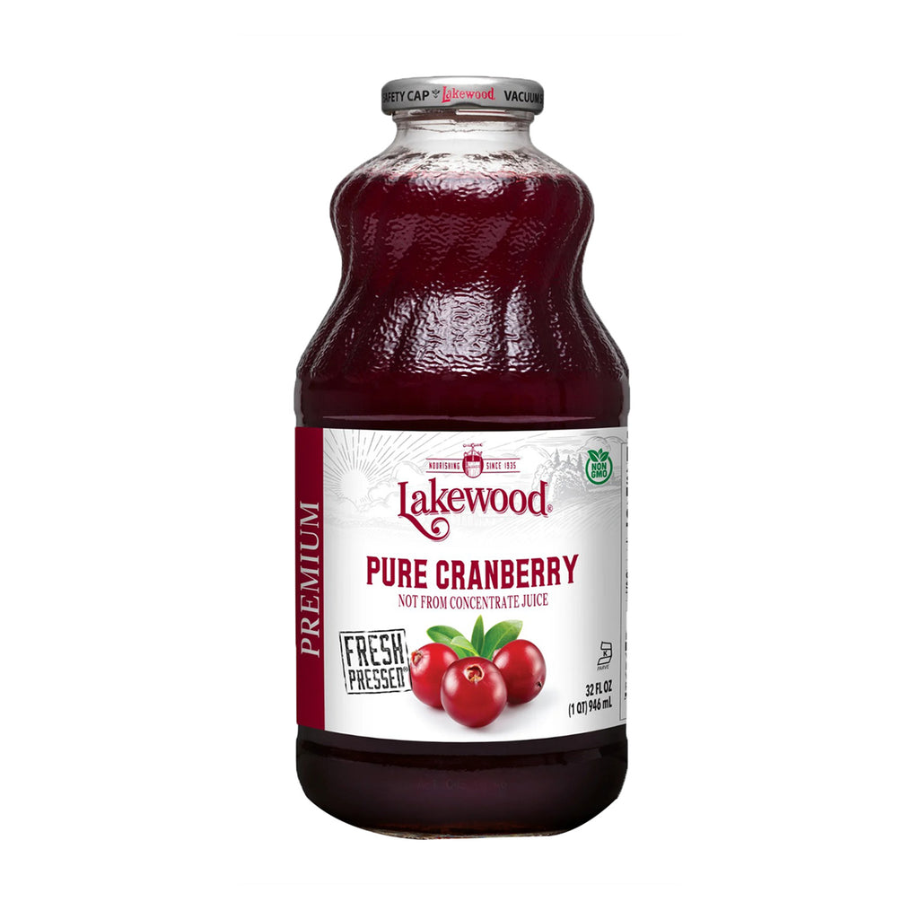 Lakewood Organic Pure Cranberry Fruit Juice 946ml