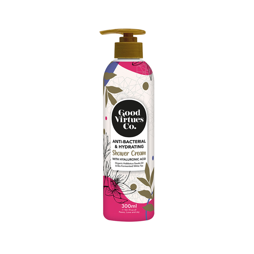 Good Virtues Co. Radiant & Renewing Anti-Bacterial & Hydrating Shower Cream 300ml