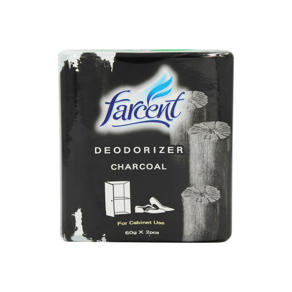Farcent Charcoal Shoes Cupboard Deodorizer 60g x 2 (highest price)