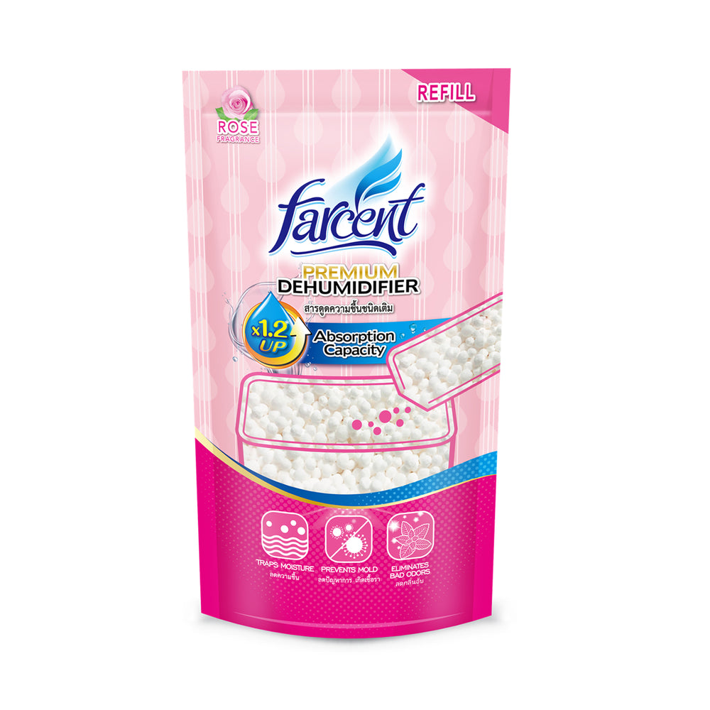 Farcent Dehumidifier Rose Refill Pack 600ml
