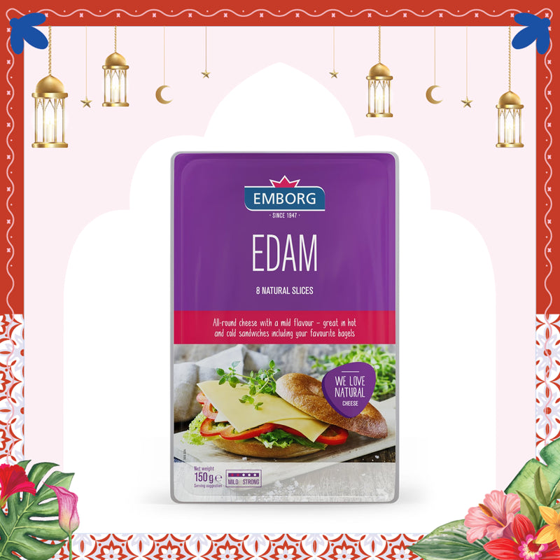 Emborg Edam Sliced Cheese 150g