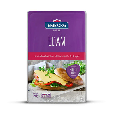 Emborg Edam Sliced Cheese 150g