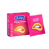 Durex Pleasuremax Condoms 3pcs/pack