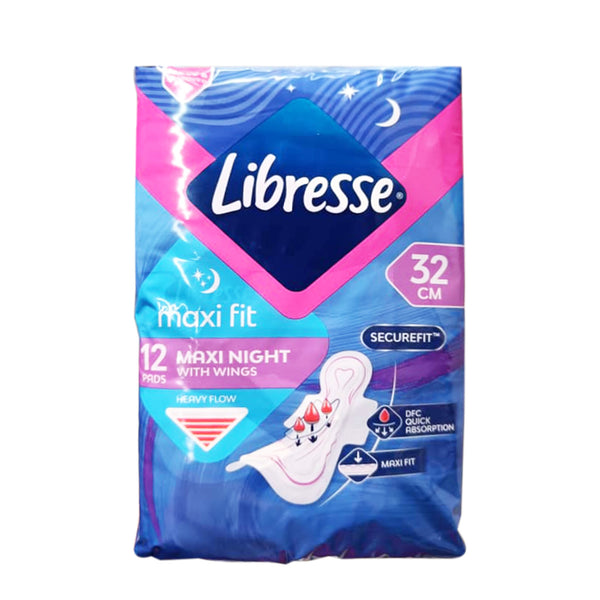 Libresse Maxi Night Wing Pad 12pcs/pack (highest price)