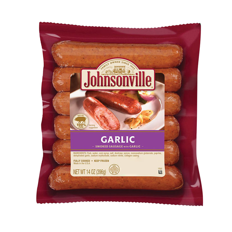 [NON-HALAL] Johnsonville Smoked Sausages with Garlic 397g