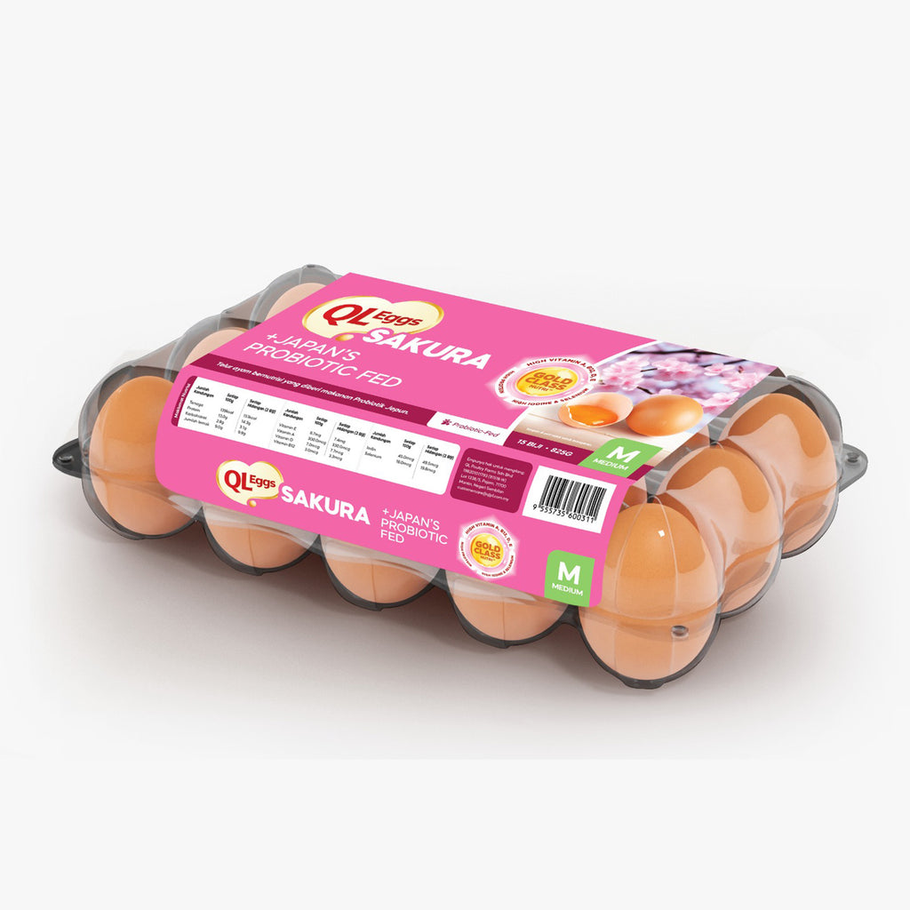QL Sakura Fresh Eggs 15pcs/pack